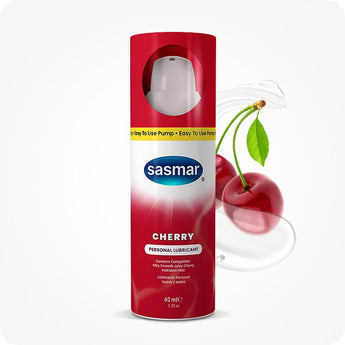 Sasmar Cherry Flavor Personal Lubricant - Conceive Plus Asia